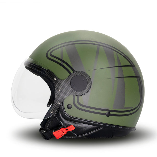 Capacete elegante em Green MM MILD MM Independente