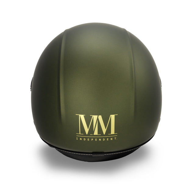 Casco JET A-Ventura Verde Oliva Monocromo di MM Independent