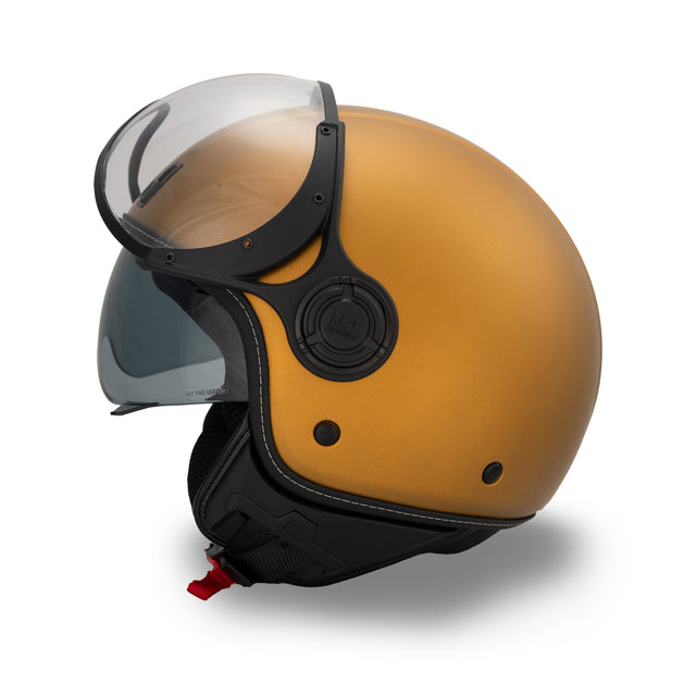 Casco JET A-Ventura Gold Monocromo