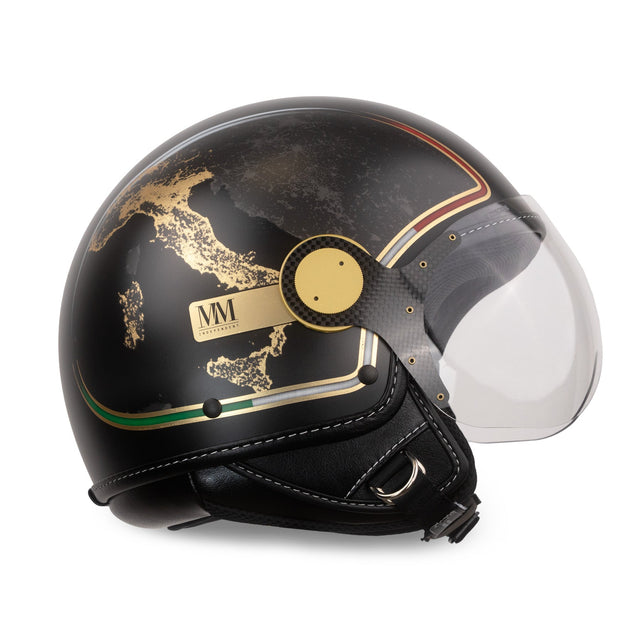 Capacete Itália Abissa Black MM Independente