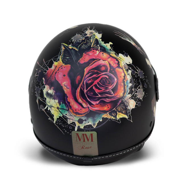 Tatuagem rosa preto mm capacete independente