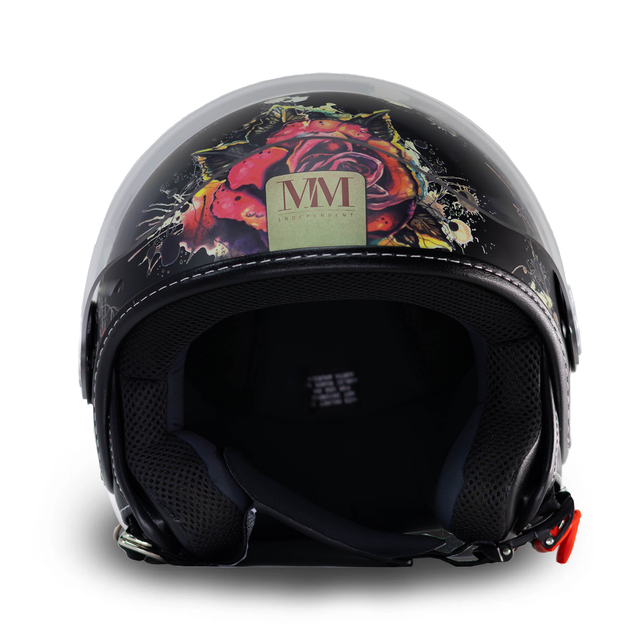 Tatuagem rosa preto mm capacete independente