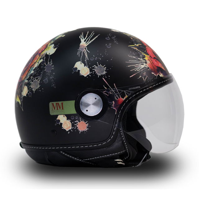 Tatuagem rosa preto mm capacete independente