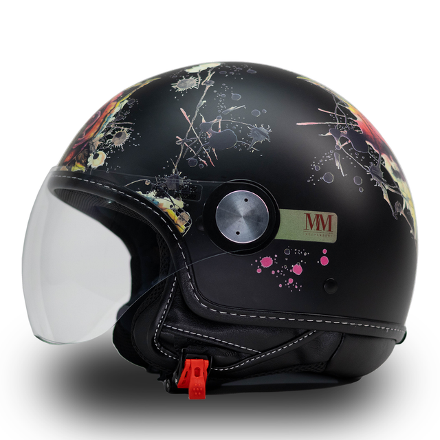 Tatuagem rosa preto mm capacete independente