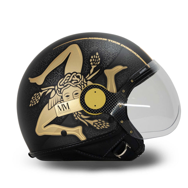 Sicília Capacete TRINACRIA 2.0 Black Limited Edition MM Independent