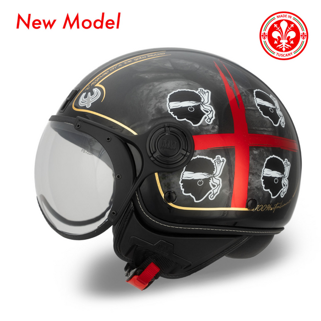 Capacete sardínio negro MM Independent Limited Edition
