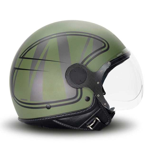 Capacete elegante em Green MM MILD MM Independente