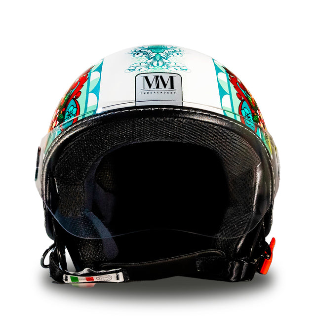 Capacete sicily magnolia verde edição limitada mm independente