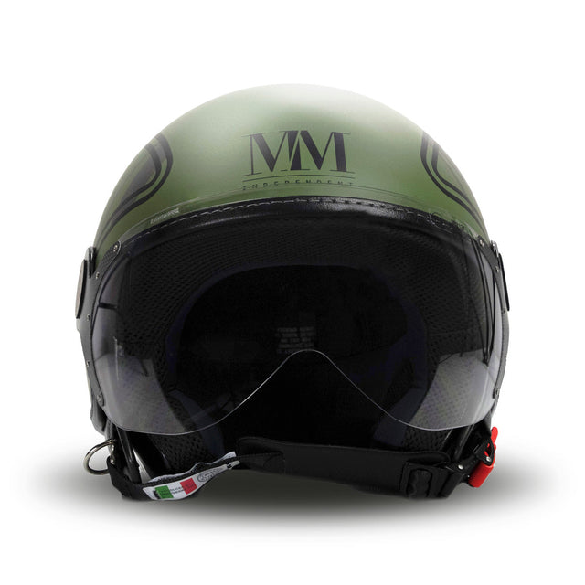 Capacete elegante em Green MM MILD MM Independente