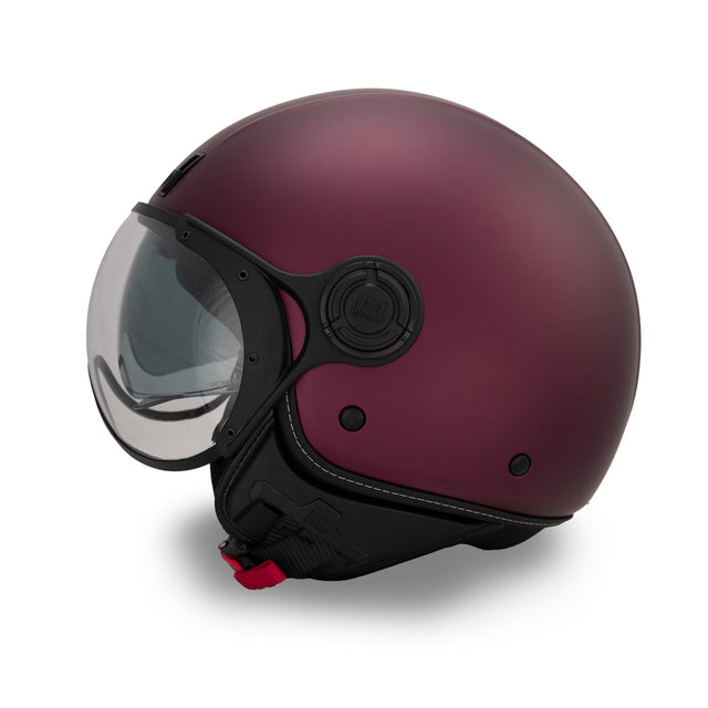 Casco JET A-Ventura Magenta Opaco Monocromo