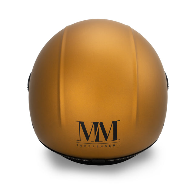 Casco JET A-Ventura Gold Monocromo di MM Independent
