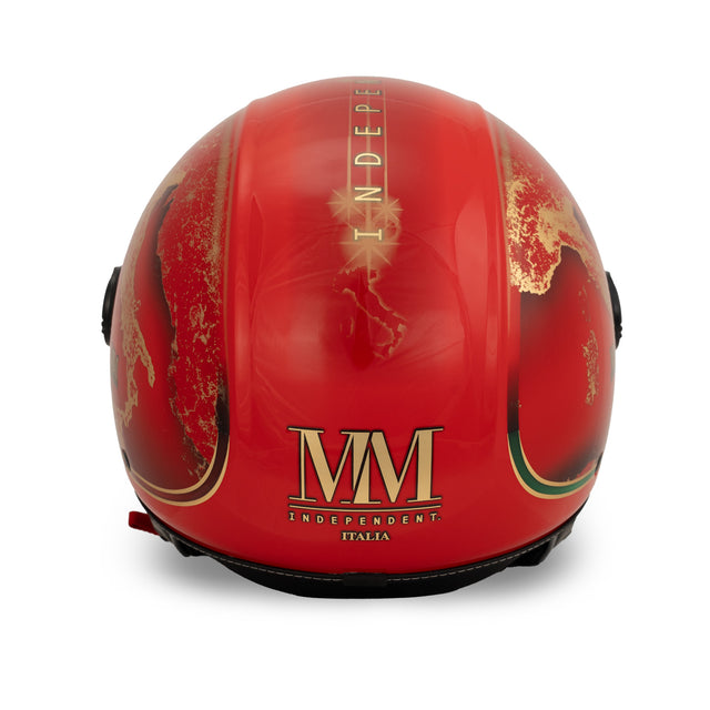 Casco Italia Rosso Eclissi